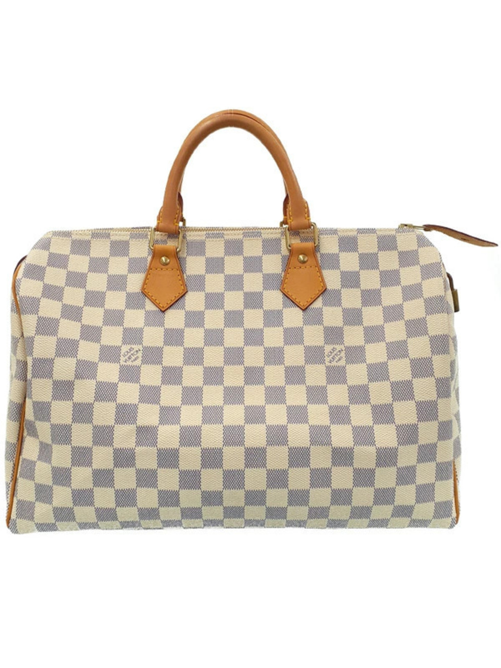 Louis Vuitton Damier Azur White Speedy Handbag